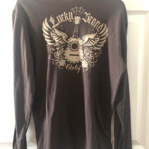 Brown Lucky Brand long sleeve